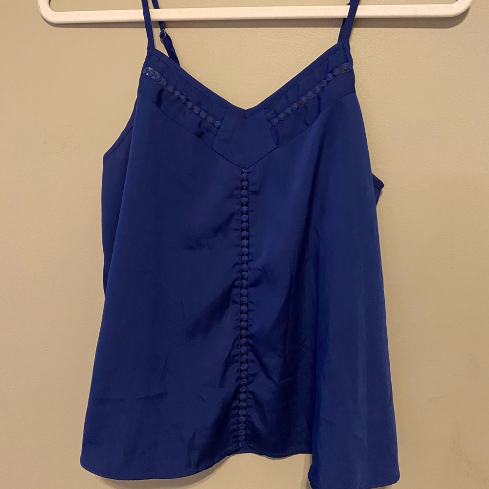 Navy Strappy Top